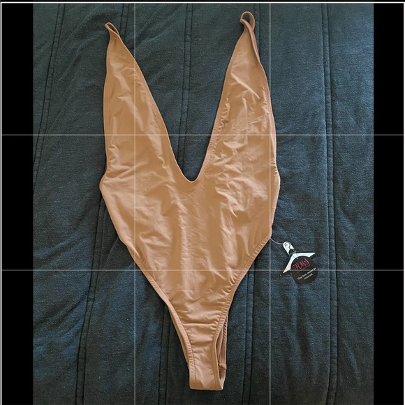 Rose Dawn Spaghetti Strap Ultra High Cut Swimsuit - Picture 4 of 5